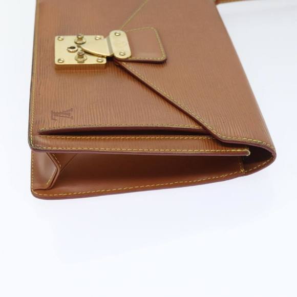 LOUIS VUITTON Epi Serie Dragonne Hand Bag Zipangu Gold M52618 LV Auth 92920 - Picture 3 of 16